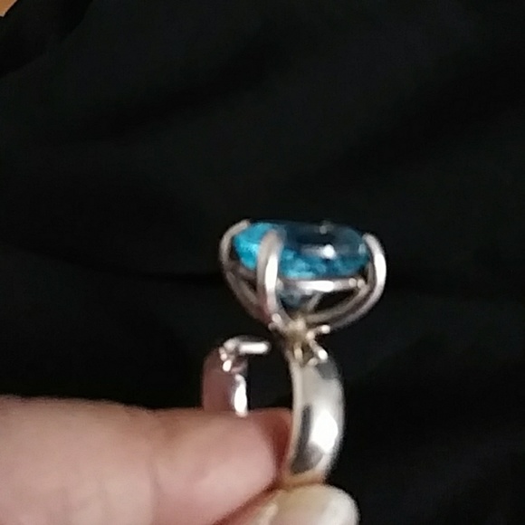 Charles Albert Blue Topaz sterling silver - Picture 5 of 7